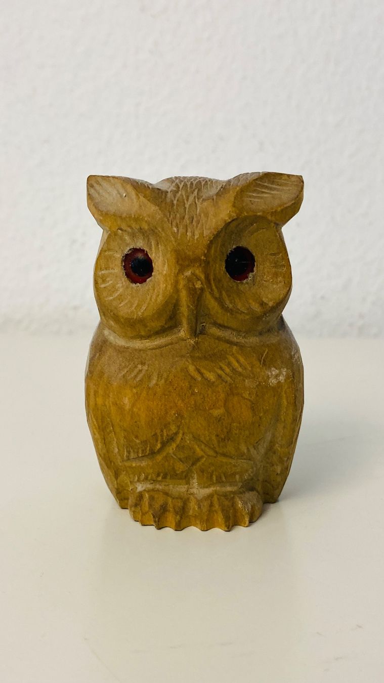 Statuette: 3 Holzeulen Set – Usato da Zürich venduto da Arche_Brockenhaus 6