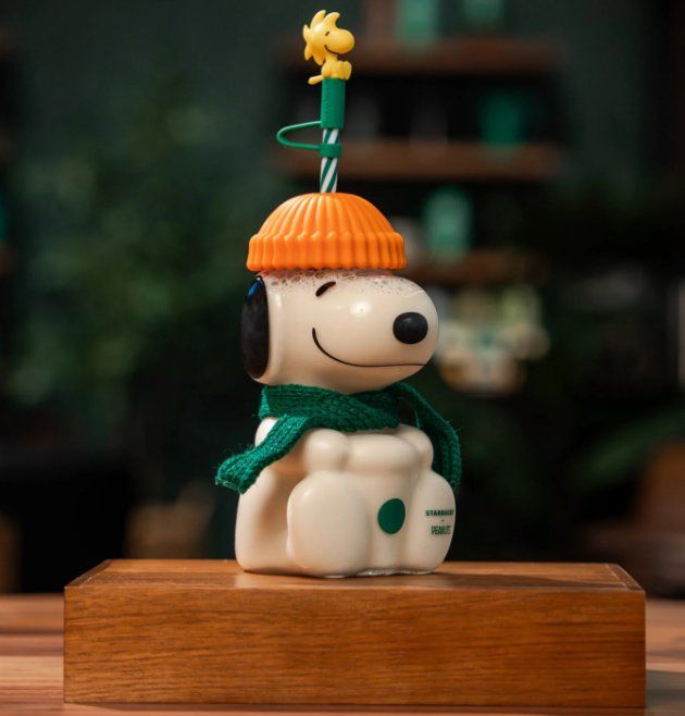 Starbucks x Peanuts Snoopy Glass Cup 2026 Limited Edition (Neu (gemäss ...