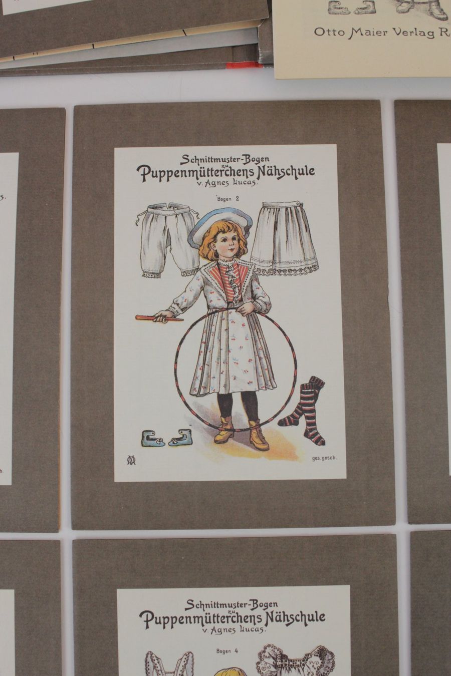 Cartamodelli: Vintage Puppen Schnittmuster Agnes Lucas Nähschule – Usato da Basel venduto da IRMAundFRED 5