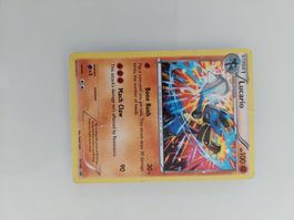 Carte Pokémon Lucario XY140 en bon état