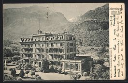 AK Meyringen, Hotel du Sauvage, 1907