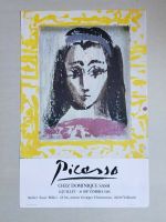 Pablo Picasso: Originales Ausstellungsplakat 1986