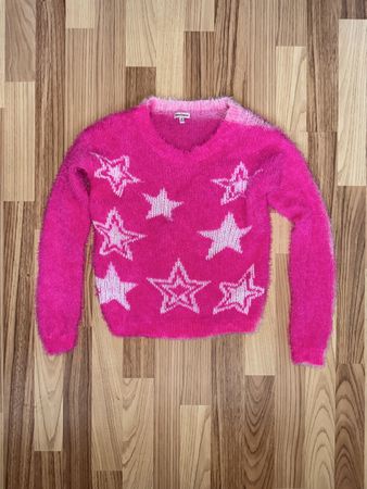 Y2K Juicy Couture Fluffy Sweater Pink
