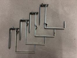 4 Metal Balkony planter brackets 19cm