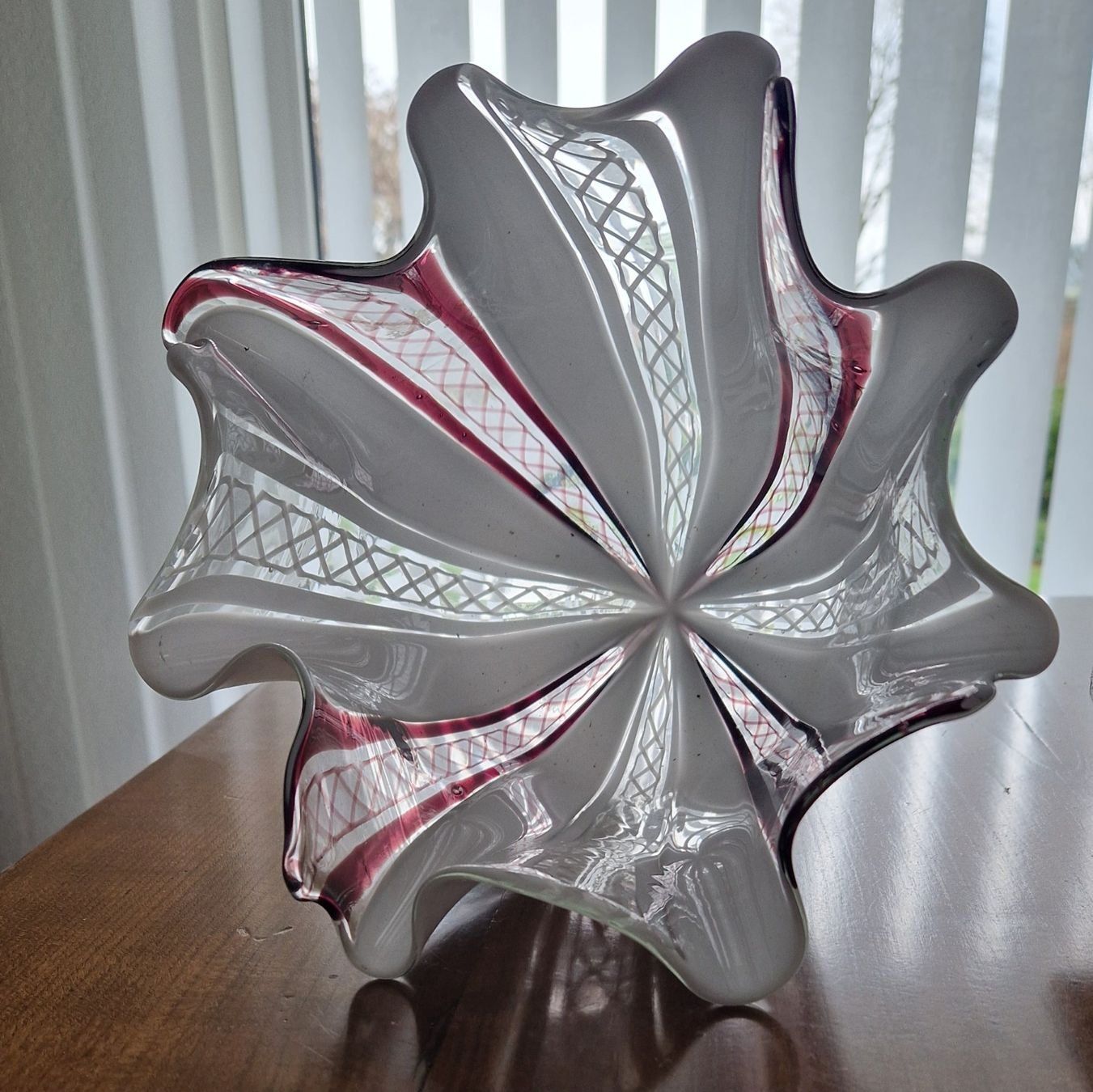 Murano Vasen & Gefässe: Wunderbare Murano 'Fazzoletto' Vase, mit OVP – Gebraucht aus Zürich von dolcicaramelle2 2
