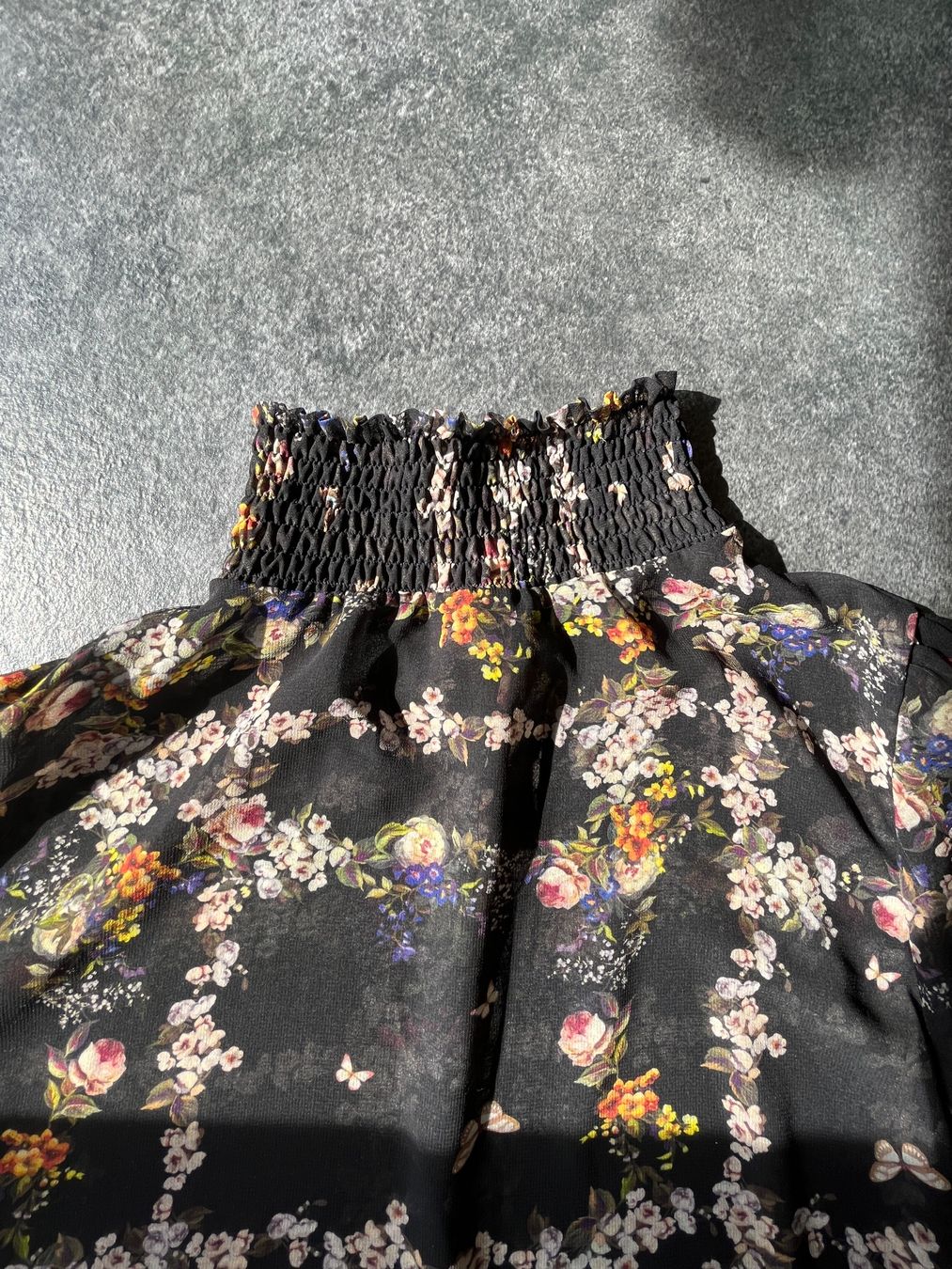 Camicette: Damen Bluse mit Blumenmuster - Größe S – Nuovo (secondo la descrizione) da Kilchberg ZH venduto da Ch.C 4