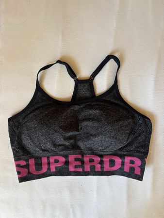 Sport BH Superdry grau Grösse M guter Zustand