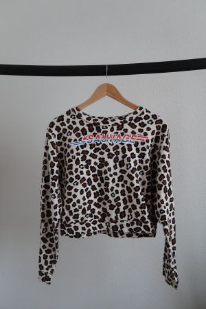 Pinko Top Leo Print Baumwolle – stylisch & modern