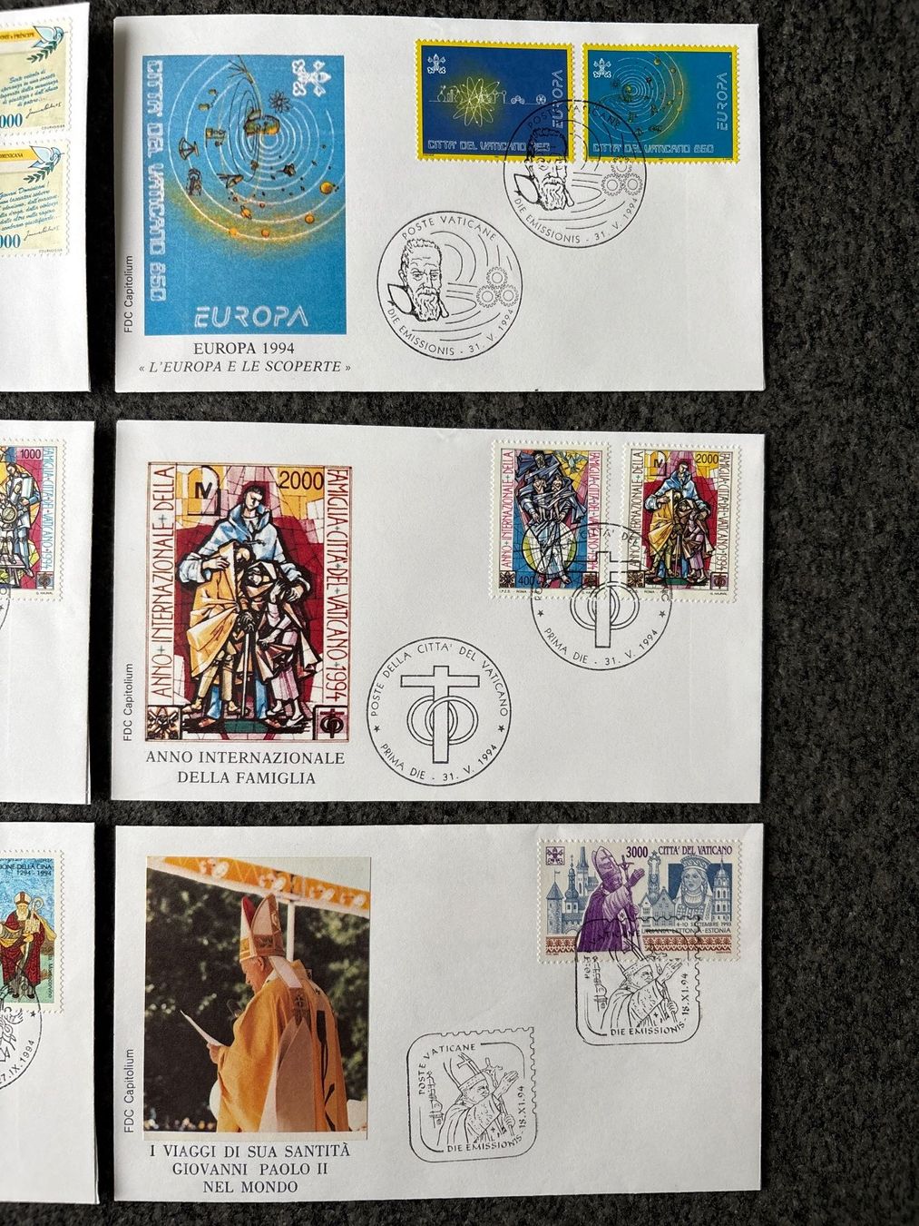 Tutti i francobolli: Vatikan Briefmarken Sammlung - sechs Stück****** – Usato da Ibach venduto da lisch3 2