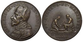 Rom, Clemens IX., Medaille AN I (1668)