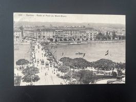 AK GE Genève / Genf, Rade et Pont du Mont-Blanc