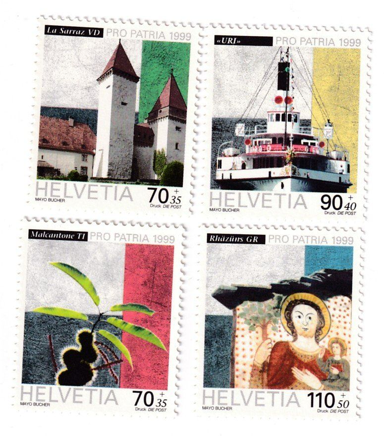 Tous les timbres: Schweiz 1999  ** – Neuf (Voir description) à Neuchâtel par karlpierrino