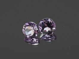Ab 1CHF - Natural Amethyst Pair 0.9 - 1.0ct Brillant #3