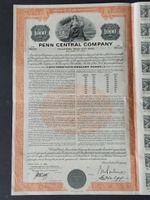 Penn Central Company 1968, 1000$ Bond