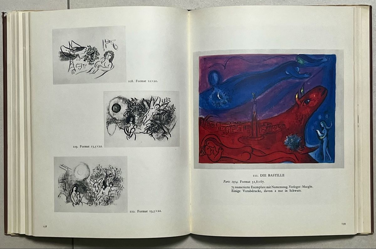 Libri: Marc Chagall - Litographe I (Catalogue Mourlot) – Usato da Cadempino venduto da RVA2301 9