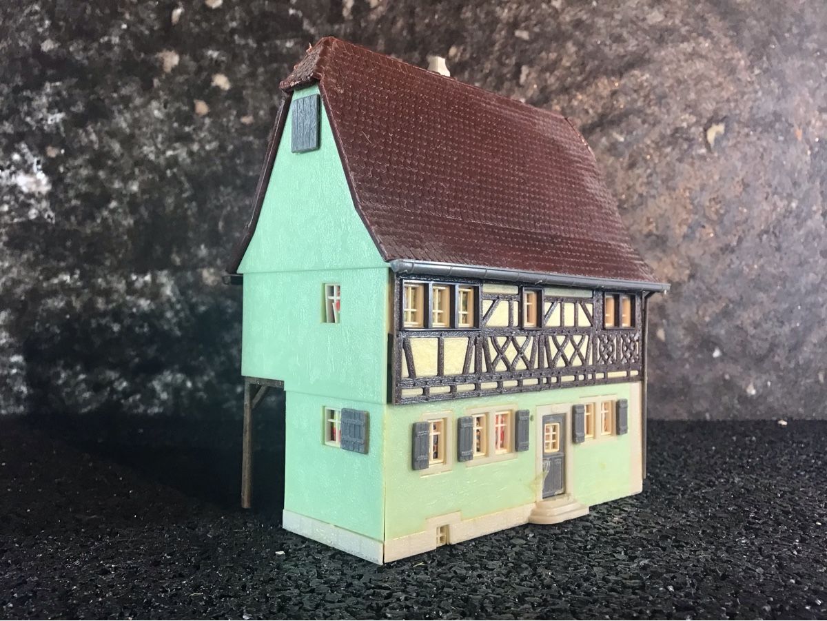 Kit di modellismo & Modellini statici: MODELL GEBÄUDEHAUS – Usato da Männedorf venduto da Spezial-Modelle 1