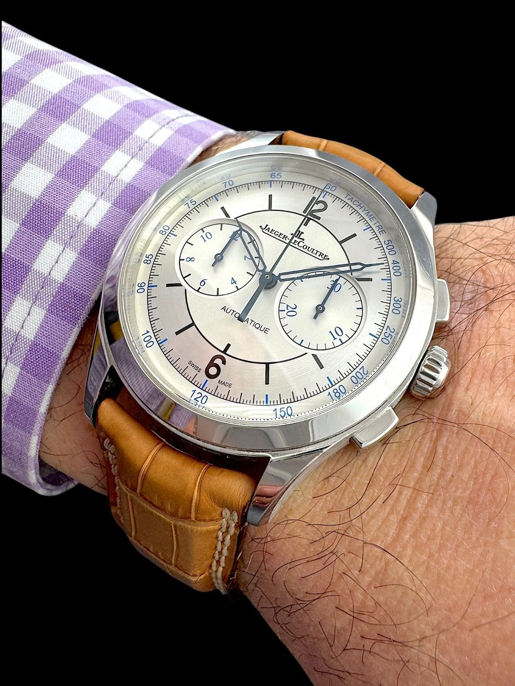 Jaeger-Lecoultre Orologi: Jaeger LeCoultre Master Chrono Automatic 40mm Fullset *U1334 – Usato da Zürich venduto da GalerieInauen 4