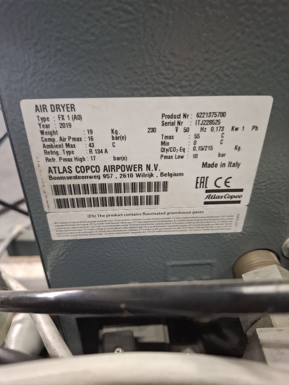 Atlas Copco Compressori: Atlas Copco LE3 FF Industrie-Kompressor 10 b – Usato da Hägglingen venduto da jar_5ydf 4