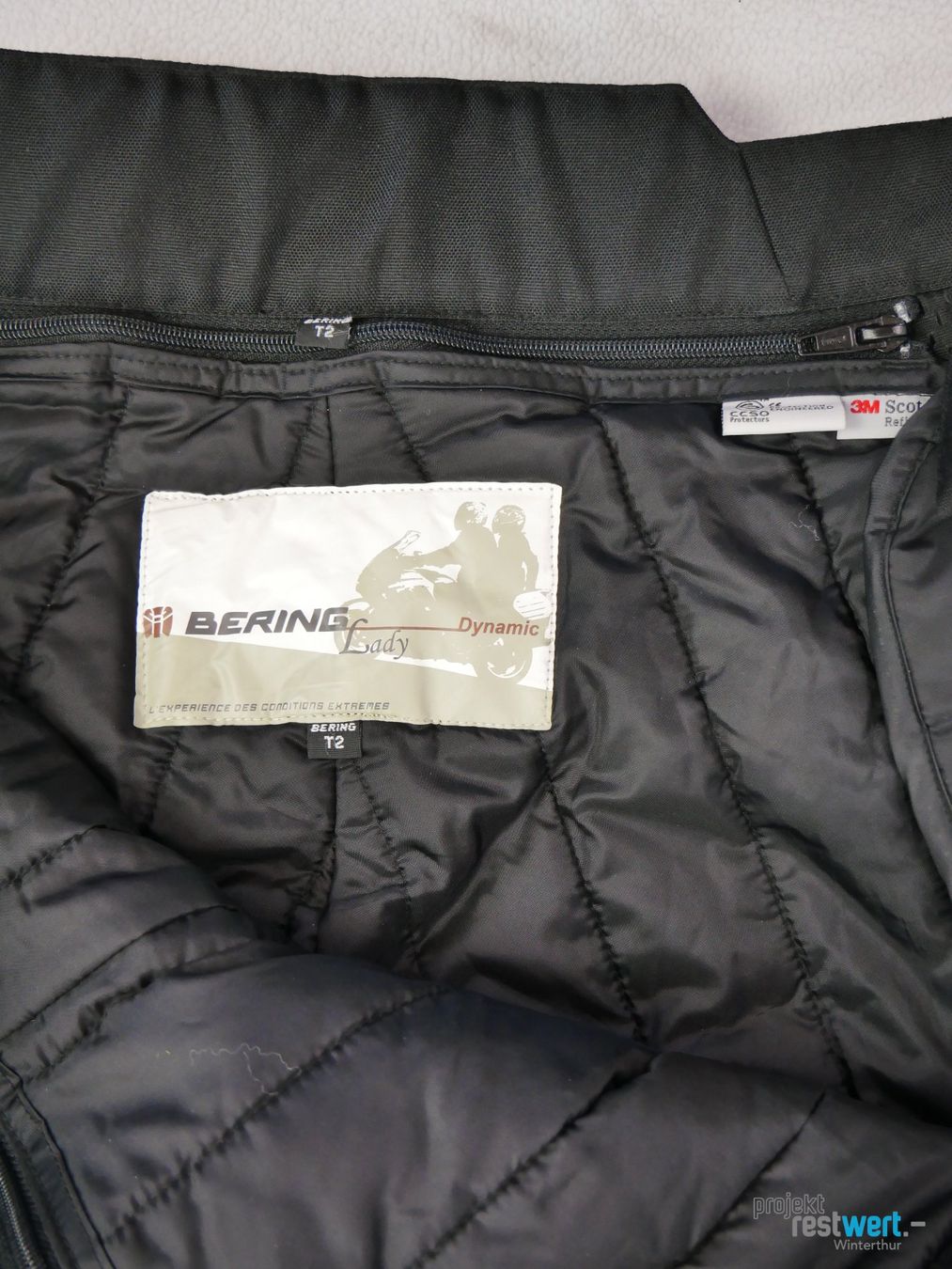 Pantaloni: BERING Motorradhose Lady Dynamic, schwarz Gr. 40 – Usato da Winterthur venduto da Restwert_Winterthur 4