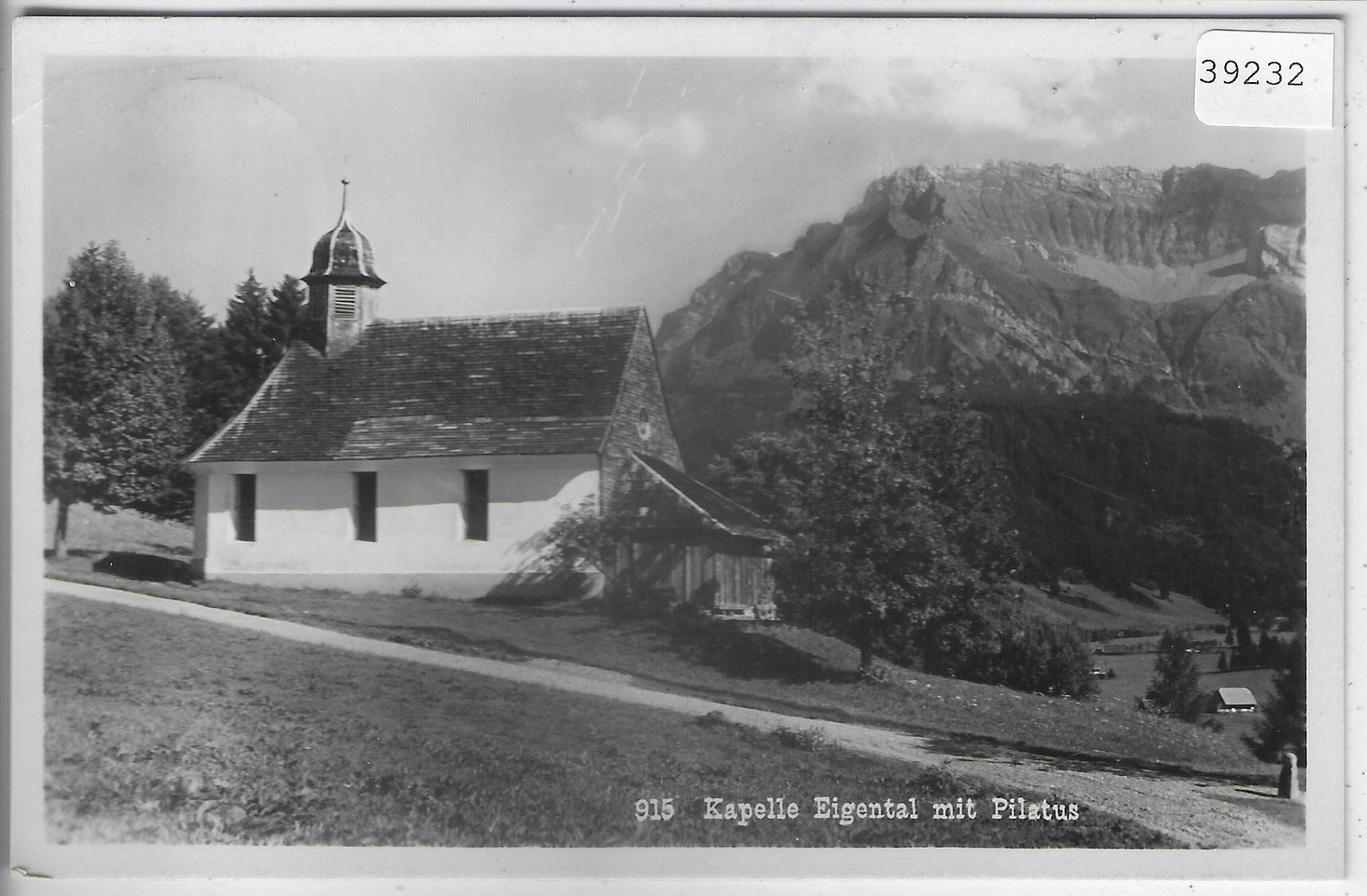 Cartoline postali: Kapelle Eigental mit Pilatus – Usato da Ettingen venduto da Kartenplanet