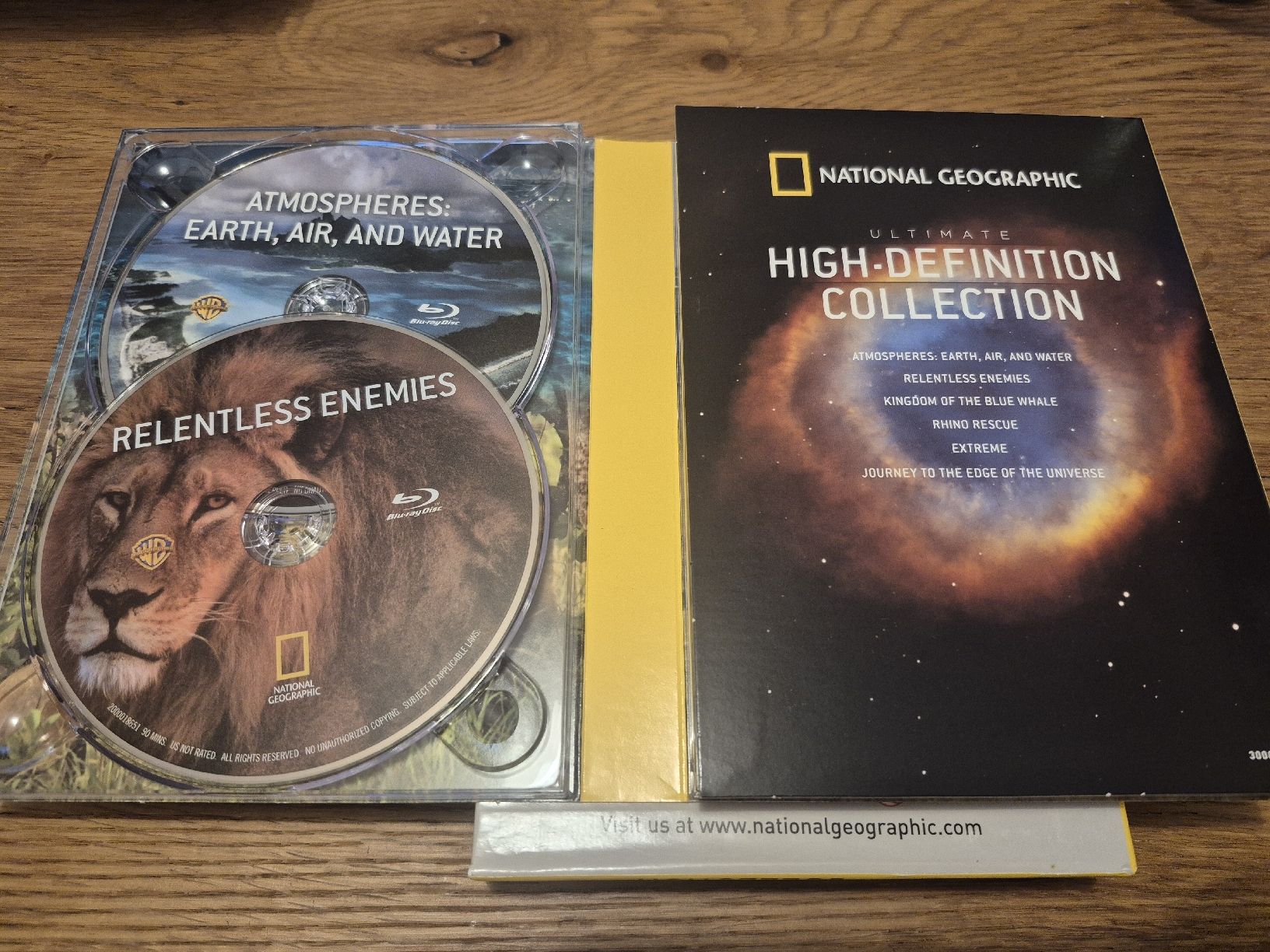 Tutti i DVDs: National Geographic Ultimate High-Definition Blu-ray, 6 Disc – Usato da Oberembrach venduto da giu_7ksd 2