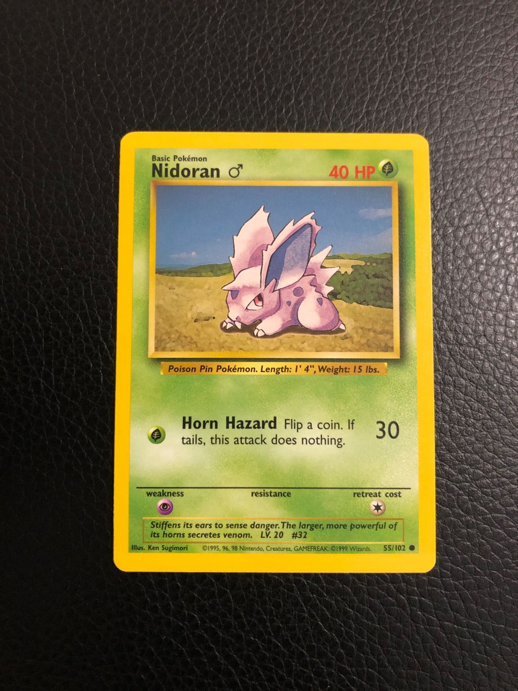 Pokémon Cartes à collectionner: Base Set Nidoran 55/102 Ab 1 – D'occasion à Paradiso par Pkmn10