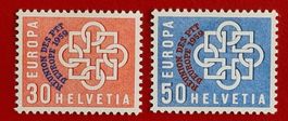 EUROPAMARKEN 349 350 CEPT PTT MONTREUX 1959** POSTFRISCH