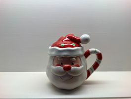 Samichlaus-Tasse aus Keramik mit Deckel