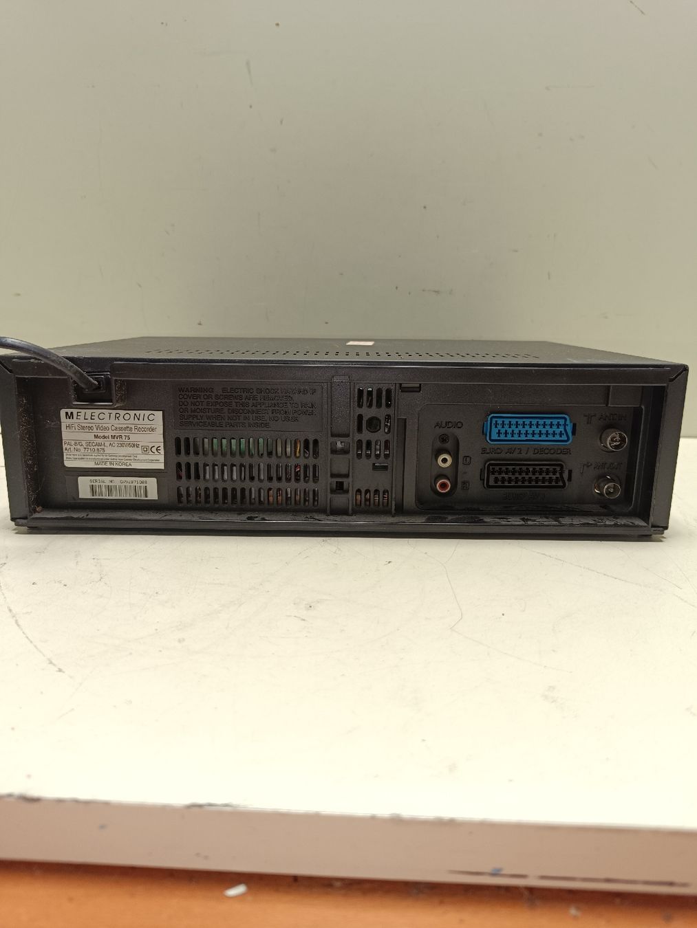 Lettore multimediale & Streamer: Melectronic MVR75 VHS HiFi Stereo(em75) – Usato da Künten venduto da Schnaepplihuus 2