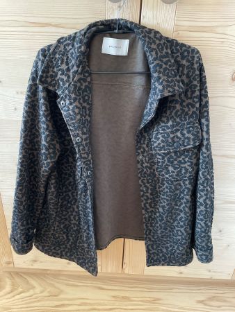 Veste léopard Promod Kaki