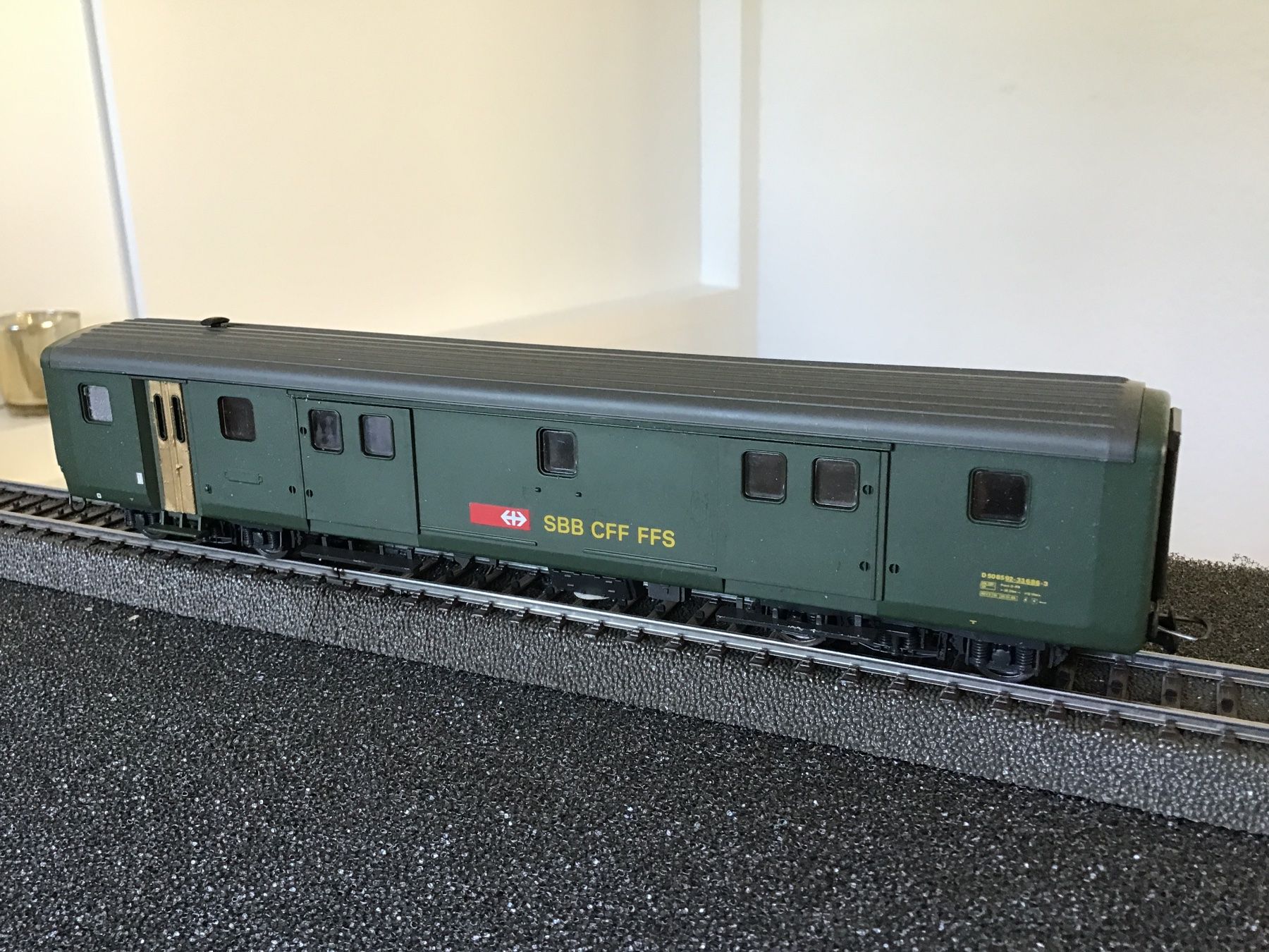 Roco Modellini di ferrovie: ROCO H0 SBB GEPÄCKWAGEN WECHSELSTROM – Usato da Männedorf venduto da Modelle-aller-Art 1