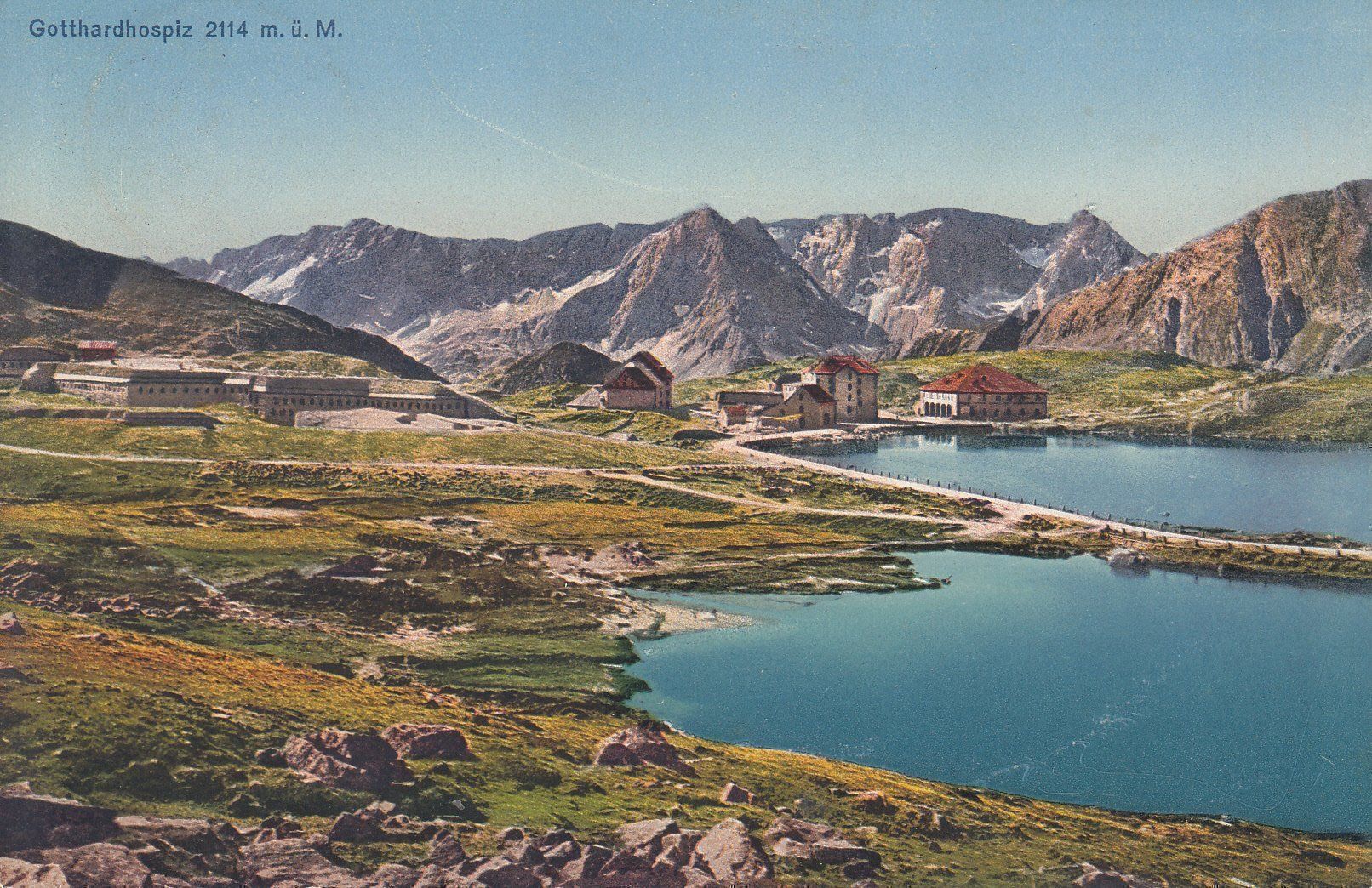 Cartoline postali: Gotthardhospiz 1947 – Usato da Bürglen TG venduto da StampGraf