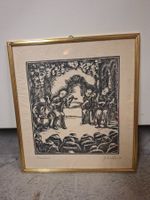 Holzstich Original Signiert H.hietha 54