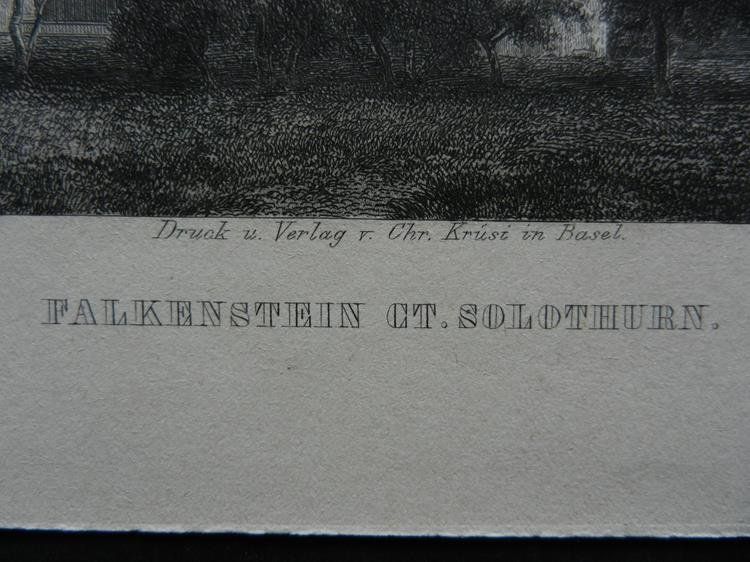 Gravures: Falkenstein Balsthal Solothurn – D'occasion à Risch par Rischli15 2