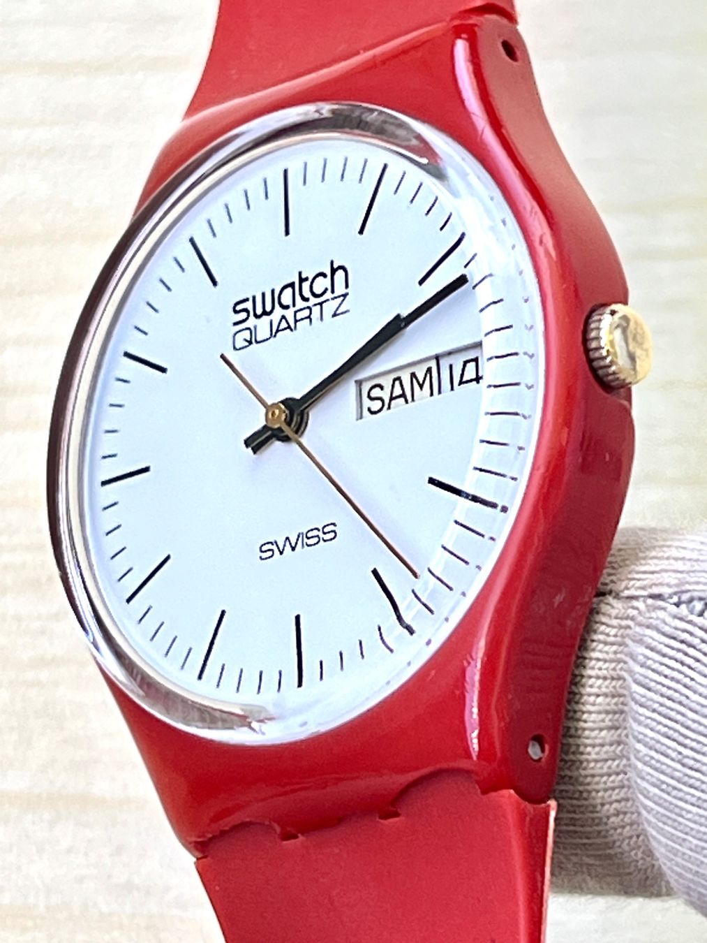 Swatch Orologi: Swatch Uhr, Sommer-Look! – Usato da Grenchen venduto da chththl 3