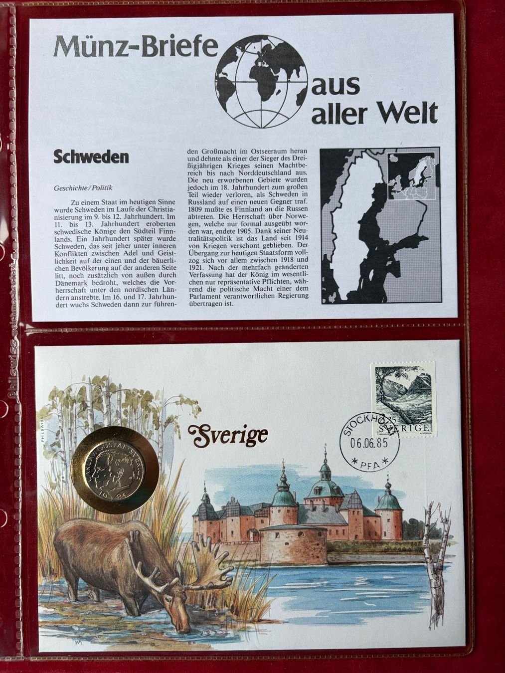 Tutti le monete: SUEDE / SCHWEDEN - 1 Kronor 1984 - FDC – Nuovo (secondo la descrizione) da Le Lignon venduto da Trikles