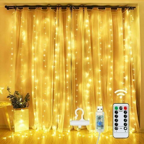 Ghirlande e barre luminose: 300 LED Lichterkette  3x3meter warmweiss – Nuovo (secondo la descrizione) da Kirchdorf AG venduto da Apost008 4