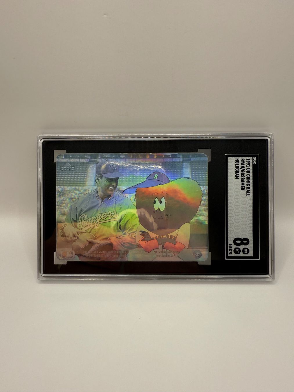 Carte collezionabili: 1991 Upper Deck Comic Ball 2 Nolan Ryan/Gossamer Hologram – Nuovo e nell'imballaggio originale da Dietikon venduto da gab_qz7y