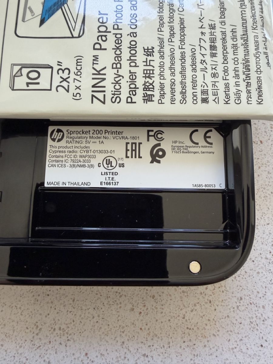 Hewlett Packard Drucker: HP Sprocket 200 Printer – Gebraucht aus Birsfelden von rvo_g7rs 2
