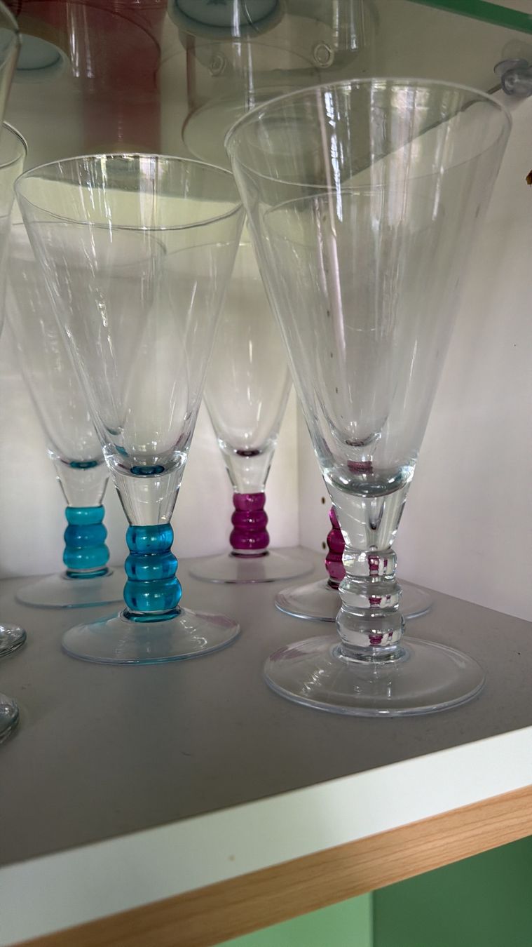 Gläser: 5 Leonardo Gläser für den sommerlichen Drink oder Dessert – Gebraucht aus Adetswil von Smita 5
