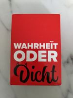 Wahrheit oder Dicht Kartenspiel neuwertig