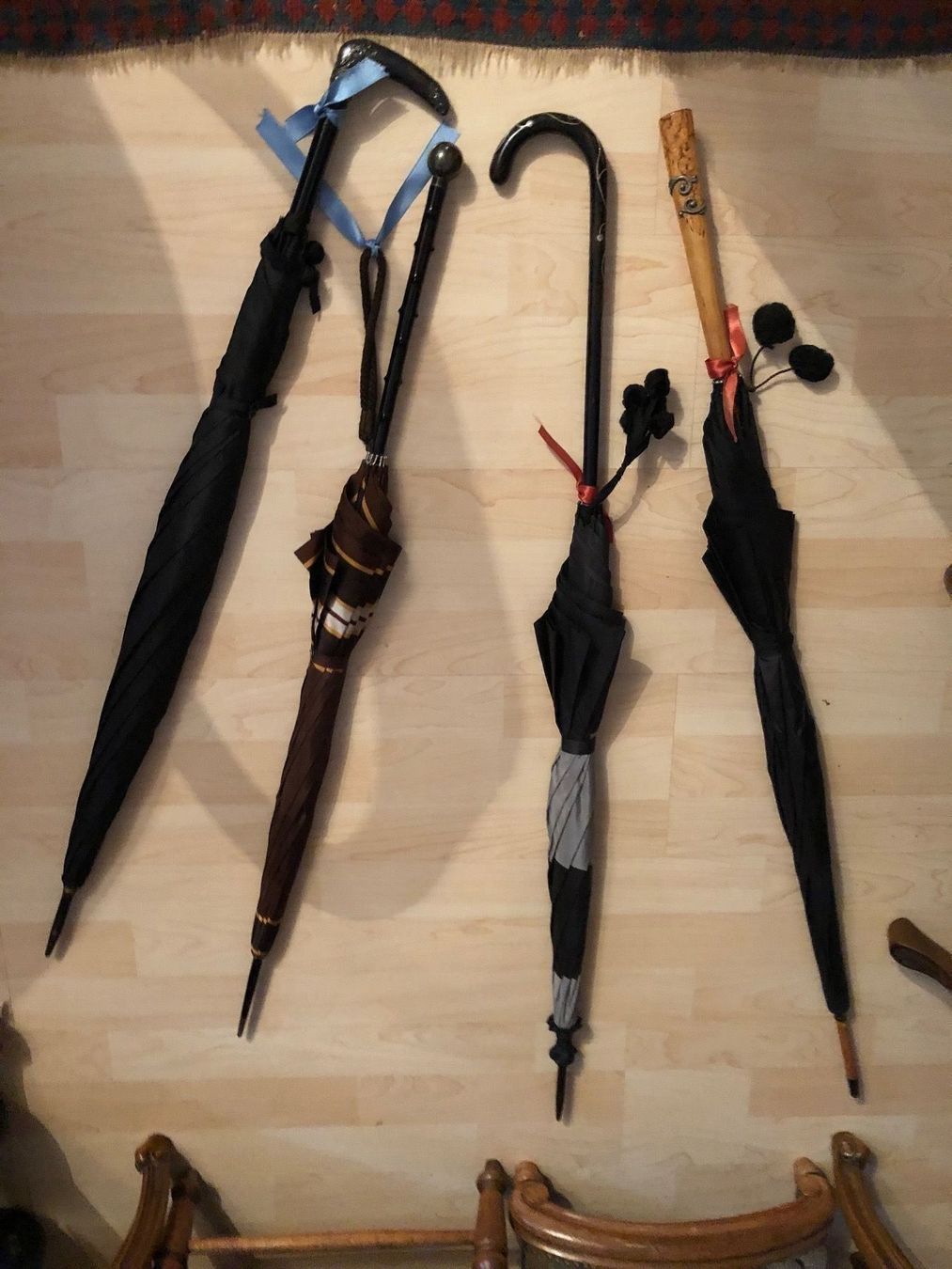 Ombrelli: Lot: 4 antike Schirme. – Usato da Wald ZH venduto da mlnt