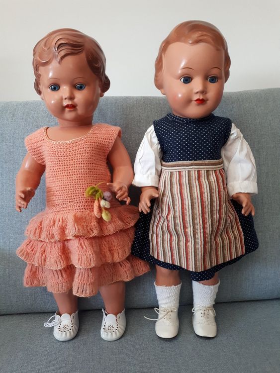 Alte Puppen von Schildkröte und Cellba | Kaufen auf Ricardo