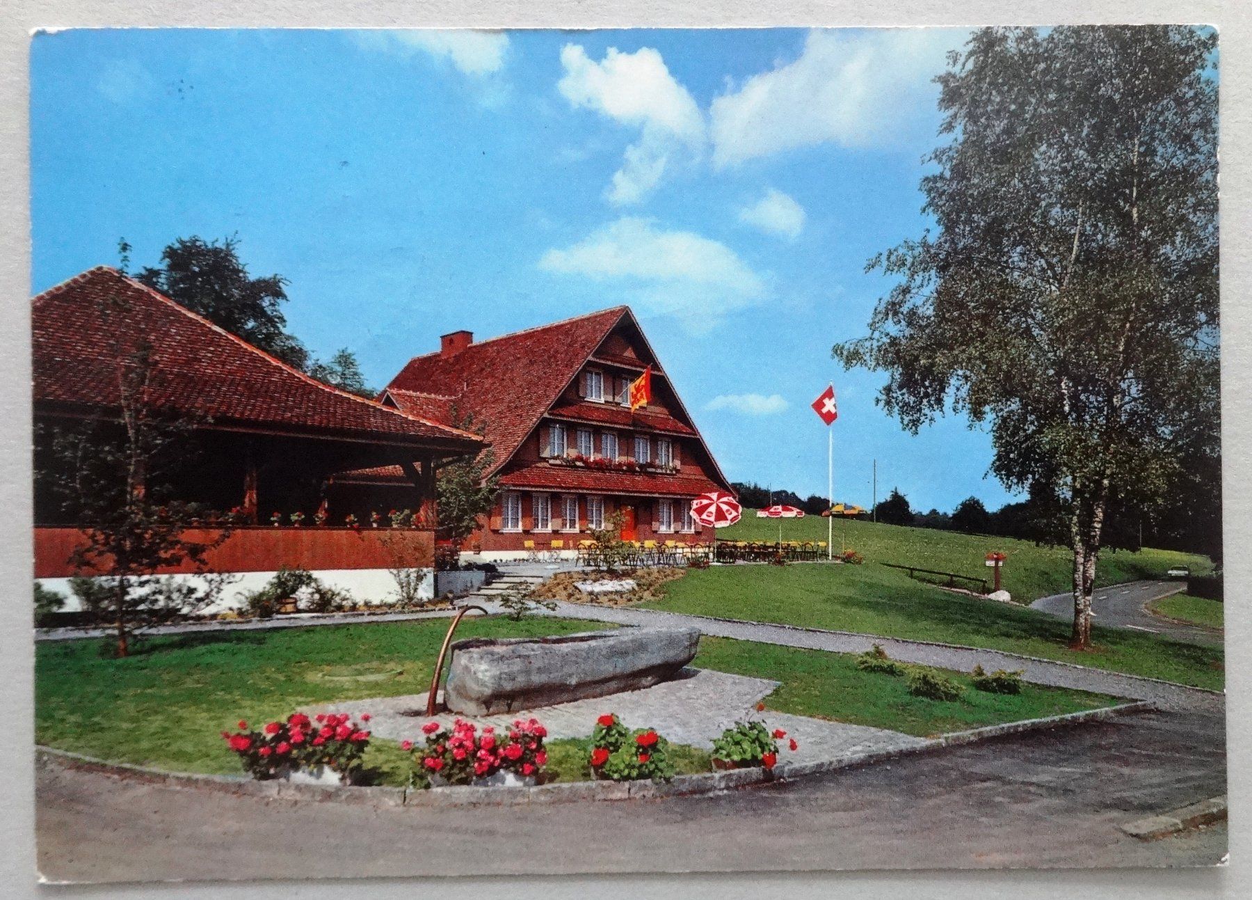 Cartoline postali: Wirtschaft Schlacht, Sempach – Usato da Fétigny venduto da Billy2miny