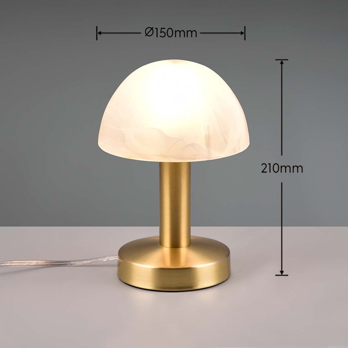 Lampen: Tischleuchte, Glasschirm, 21 cm Höhe – Neu (gemäss Beschreibung) aus Kreuzlingen von Smart-Light 1
