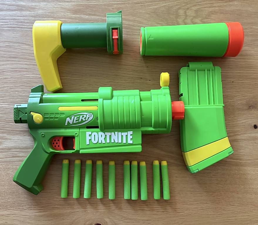 Nerf Jouets: Pistolet Nerf Fortnite vert – D'occasion à Martigny par jcj_j2fb 2