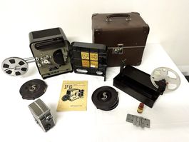 Schmalfilm-Projektor P8 System VEB Zeiss Ikon Dresten u. AK8