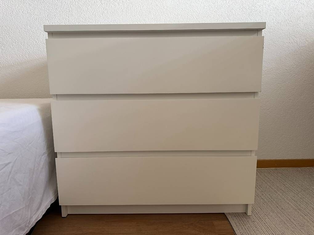 Ikea Cassettiere: Commode IKEA Malm, 3 tiroirs – Usato da La Chaux-de-Fonds venduto da lar_w5pw