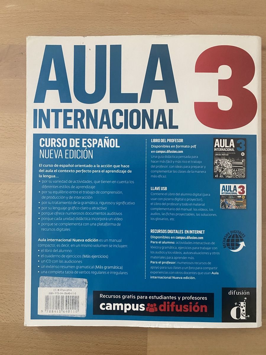 Libri: Aula Internacional 3 – Usato da Schüpfheim venduto da carlaita 2