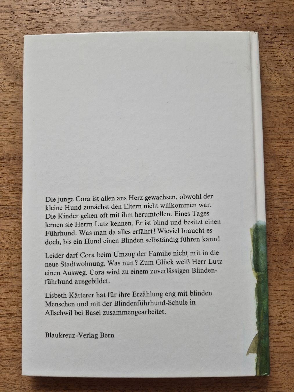 Libri: Buch CORA ein junger Blindenführhund von Lisbeth Kätterer – Usato da Olten venduto da bayoffires 3